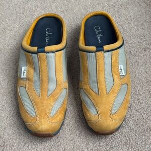 Cole Haan Men's Mustard and Gray Slip-On Loafers